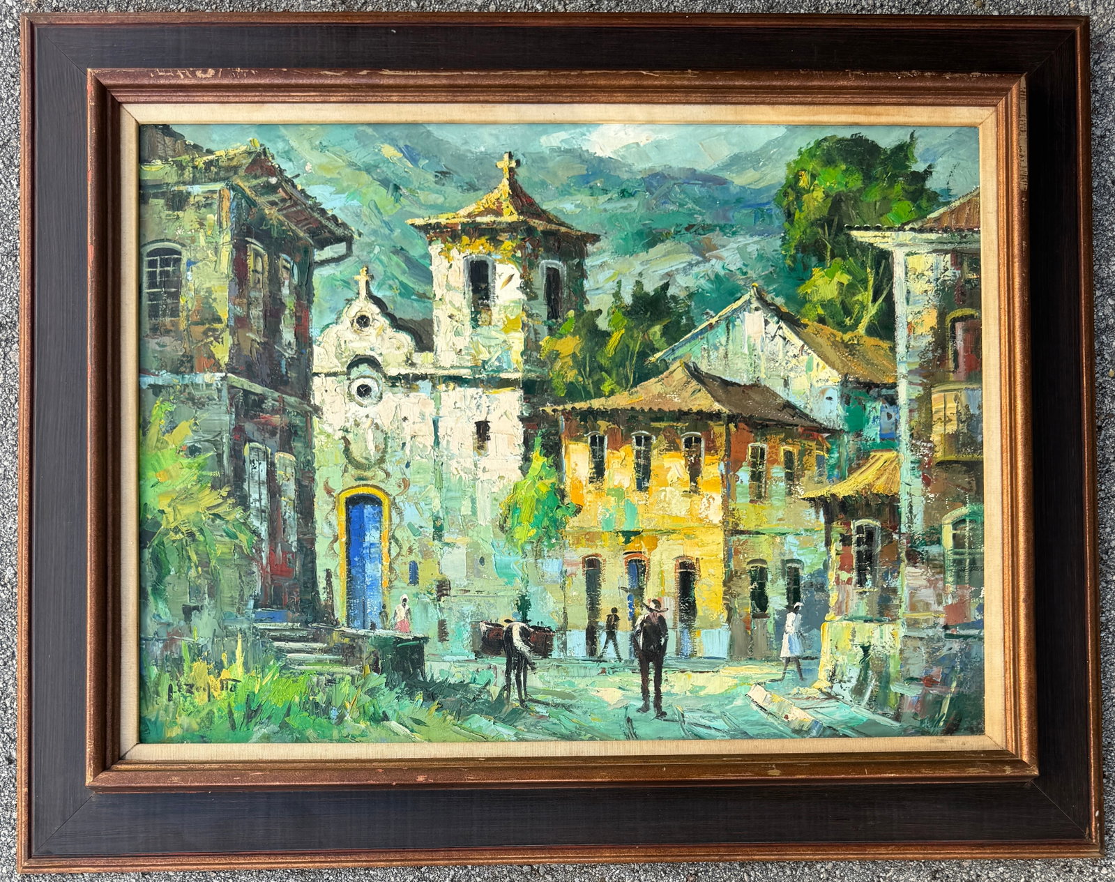 Vintage Signed Oil Painting (1 of 3)
