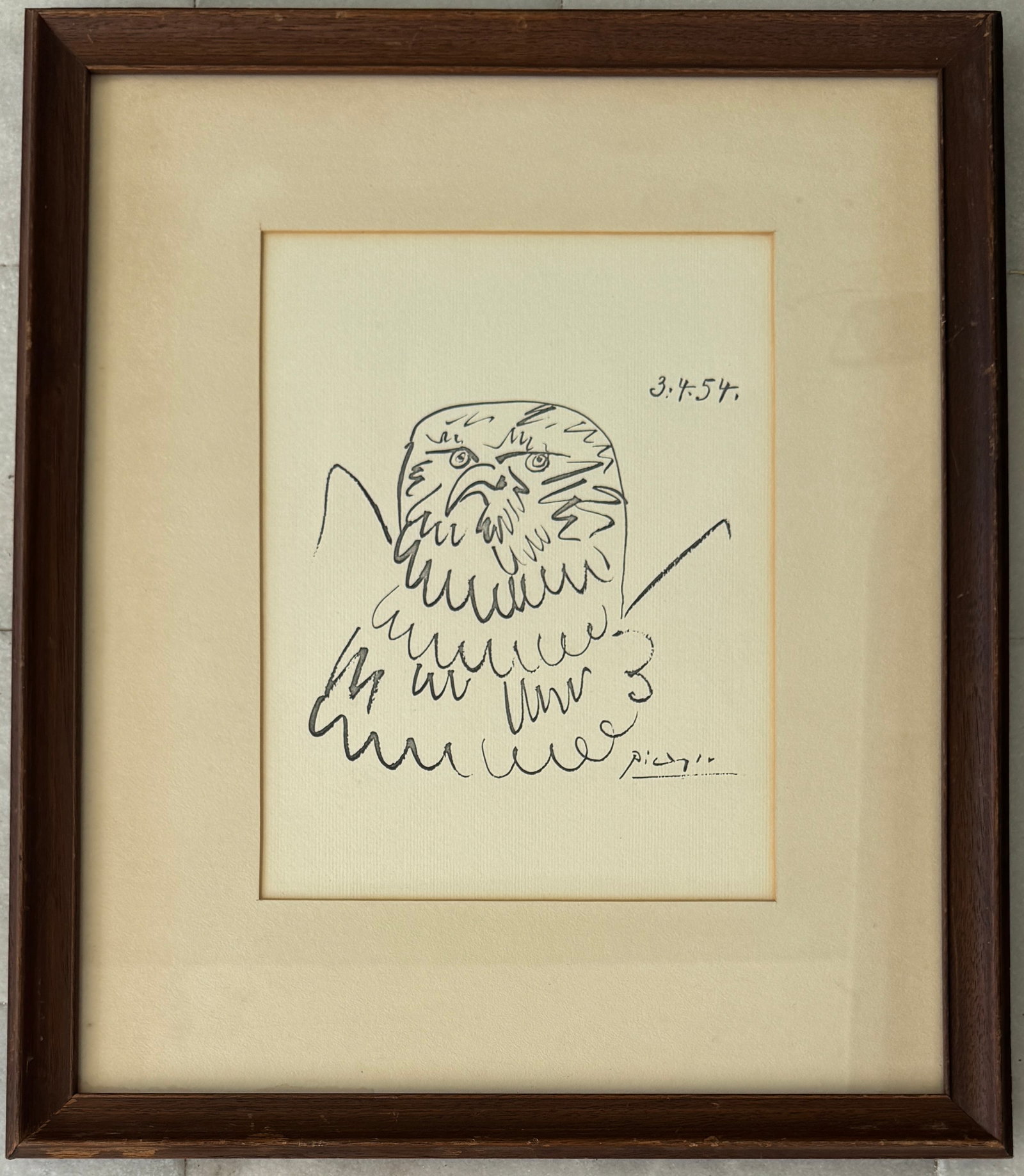 Picasso Bald Eagle Lithograph (1 of 4)