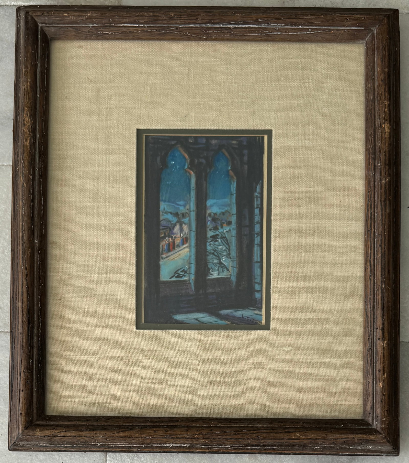 Louis Comfort Tiffany Watercolor: 1848 New York City - 1933 New York City. Known for: Exotic landscape, genre and still life painting.Born in New York City to the founder of Tiffany & Co., the famous jewelry store, Louis Comfort Tiffa