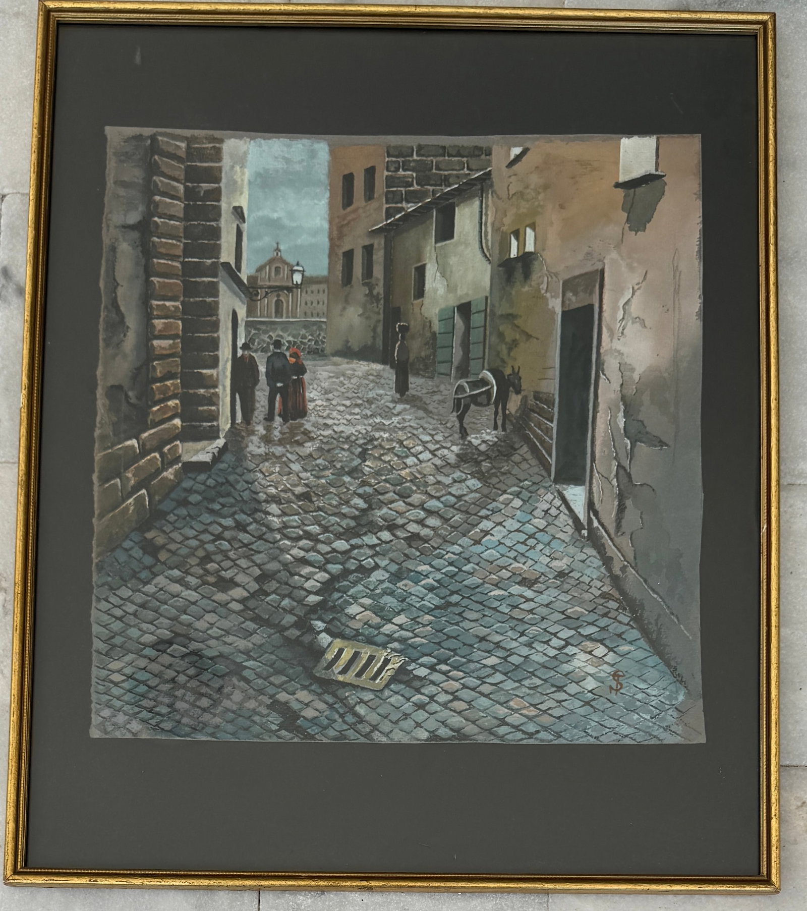 Telemaco Signorini Watercolor Painting: 1835 - 1901Born into a wealthy family in Florence in 1835, Telemaco Signorini is often described as fundamental to the development of the Macchiaioli. In 1855, Signorini began to frequent the Caffe Mi