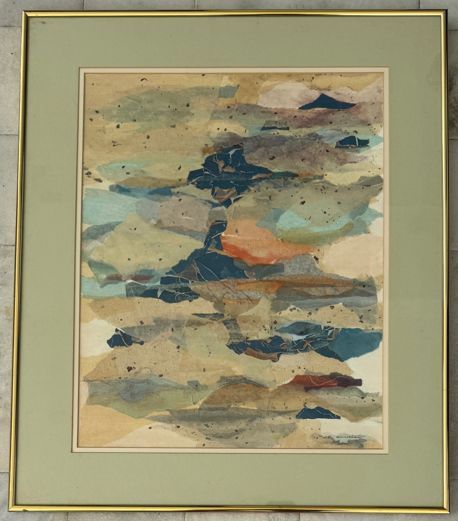 Paul Horiuchi Mixed Media: Paul Horiuchi1906 Yamanashiken, Japan - 1999. Known for: Mod views, collage, mural.It is said that collage was invented by Japanese artists over 800 years ago; some say it was perfected by Horiuchi. D
