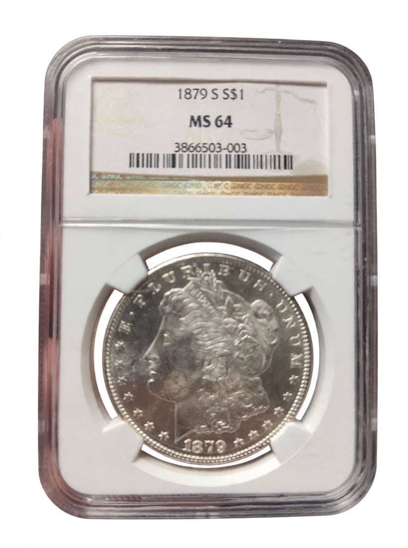 1879 S NCG MS64 US Silver Morgan Dollar (1 of 1)
