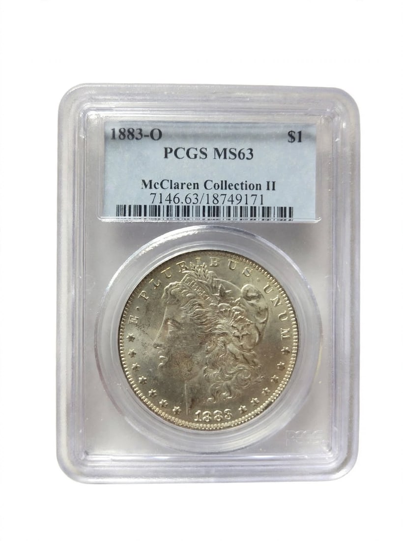 1883 O PCGS MS63 US Silver Morgan Dollar: 1883 O PCGS MS63 US Silver Morgan Dollar