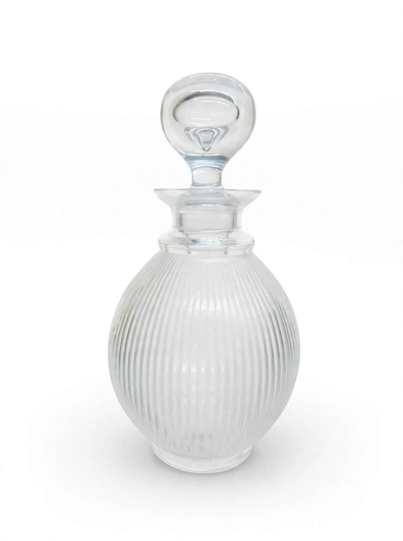 Vintage French Lalique Langeais Crystal Decanter (1 of 4)