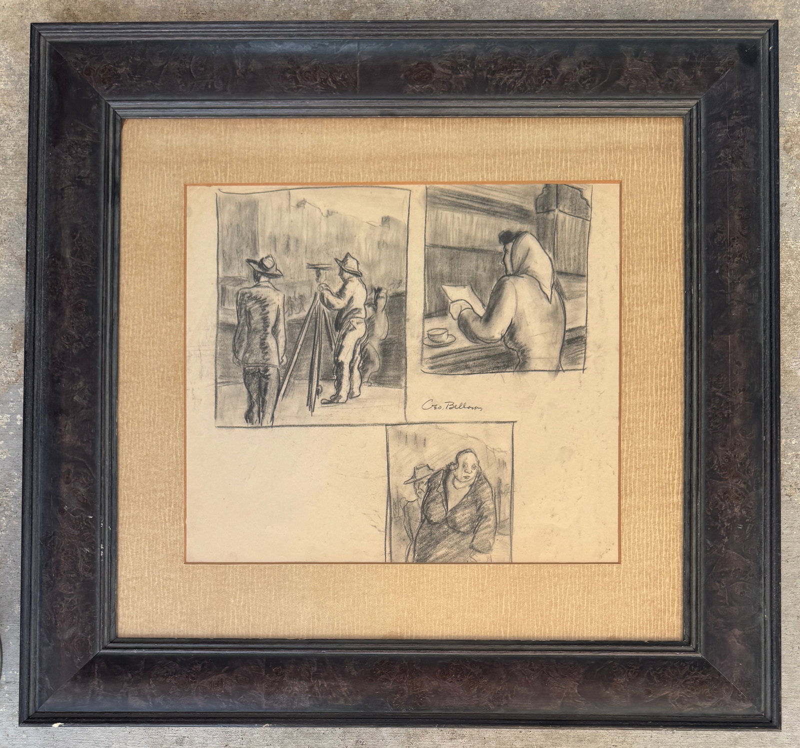 George Bellows Pencil Drawing (1 of 3)