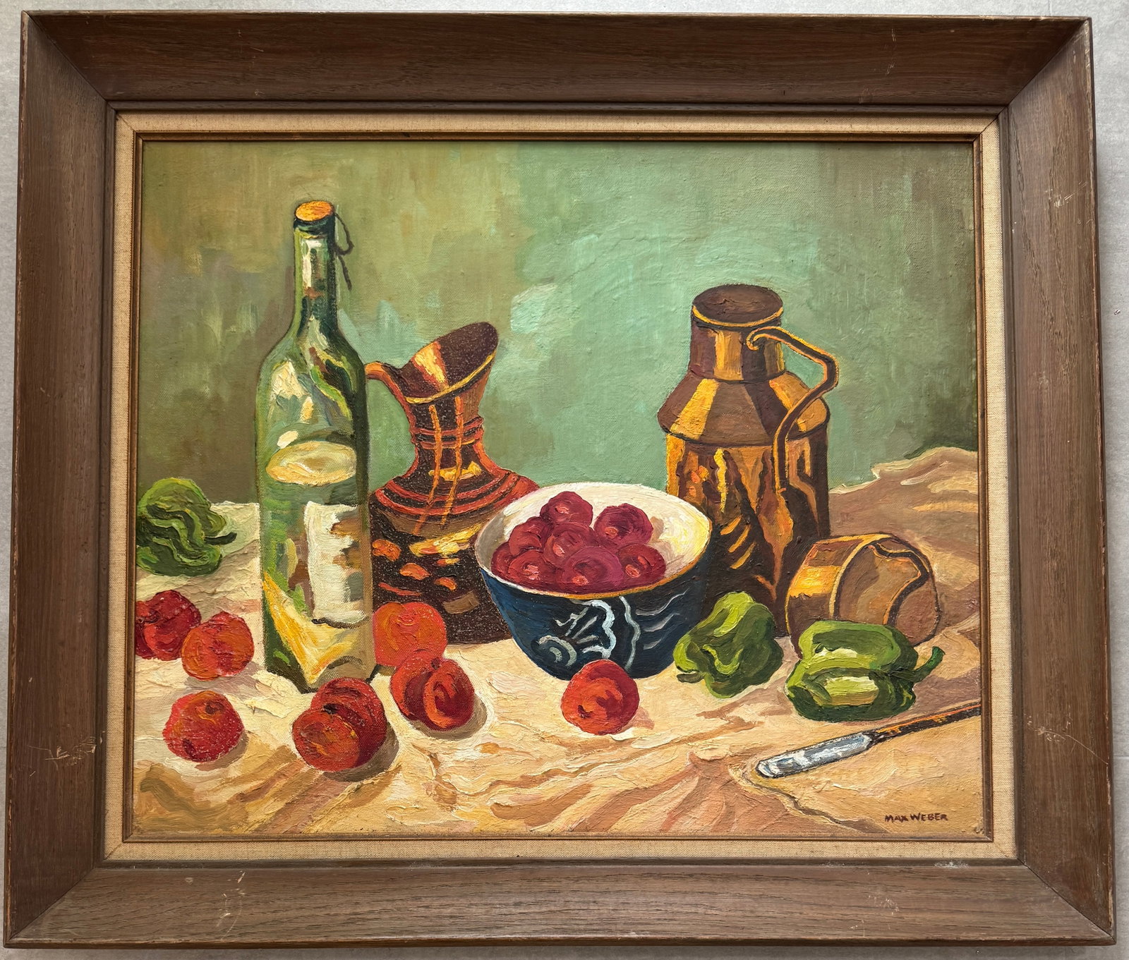 Max Weber Oil on Canvas Board (1 of 3)