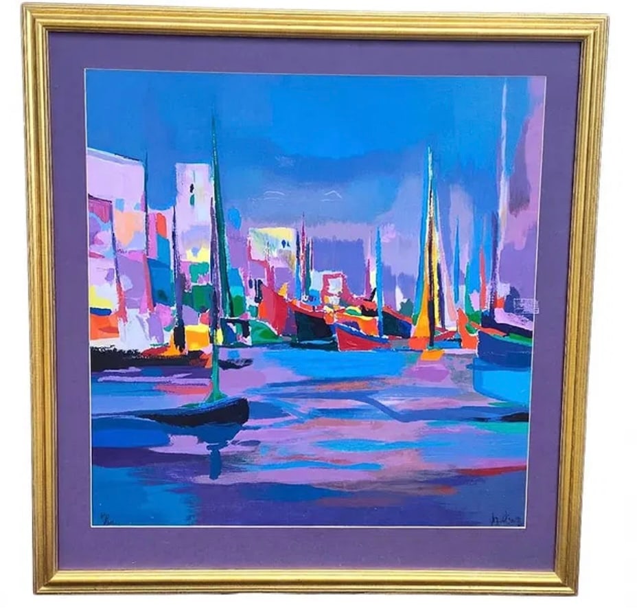 Large Marcel Mouly Signed & Numbered Serigraph (1 of 3)