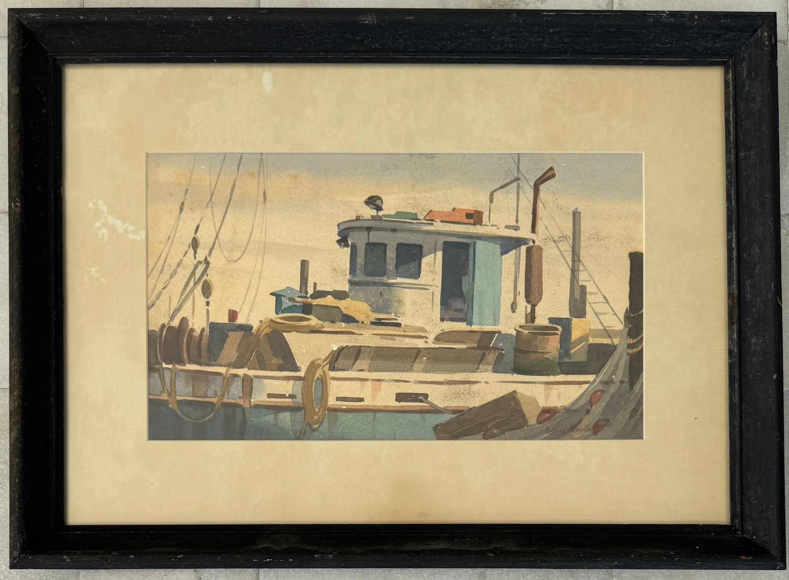Arthur Beaumont Watercolor Painting (1 of 3)