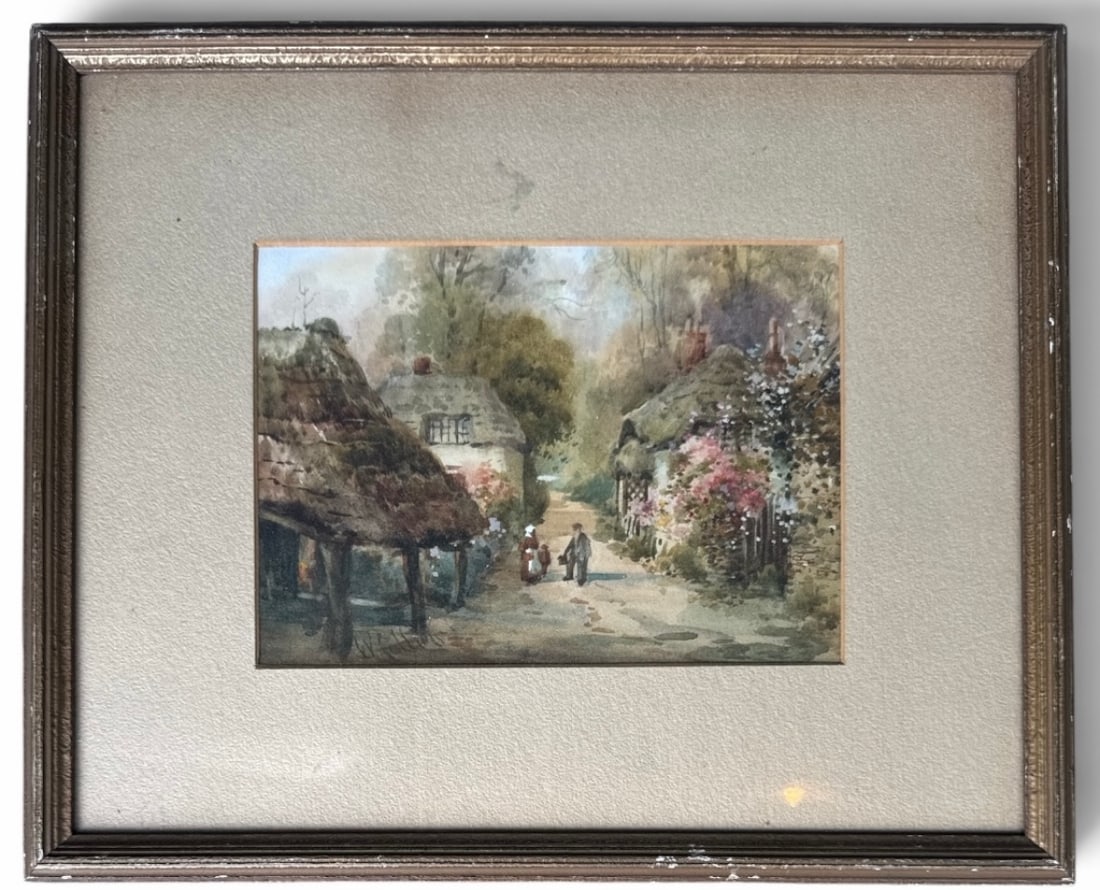 William Callow Watercolor Painting: 1812 Greenwich, England - 1908 Great Missenden, England. Known for: Landscapes, city views, and seascape watercolors, engraving.William Callow, born near London in Greenwich, England, was a painter, p