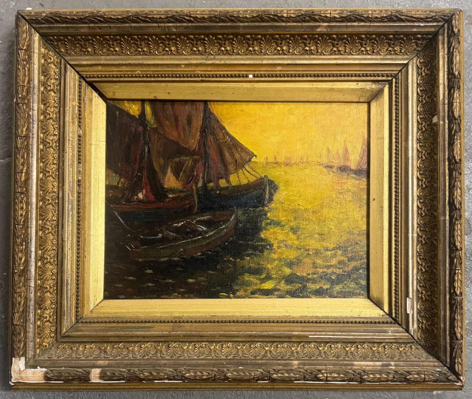 George Thompson Pritchard Oil Painting: George Thompson Pritchard.George Thompson Pritchard (1878-1962), who migrated to the US from New Zealand. GTP primarily painted seascapes and landscapes. He became a teacher after settling in