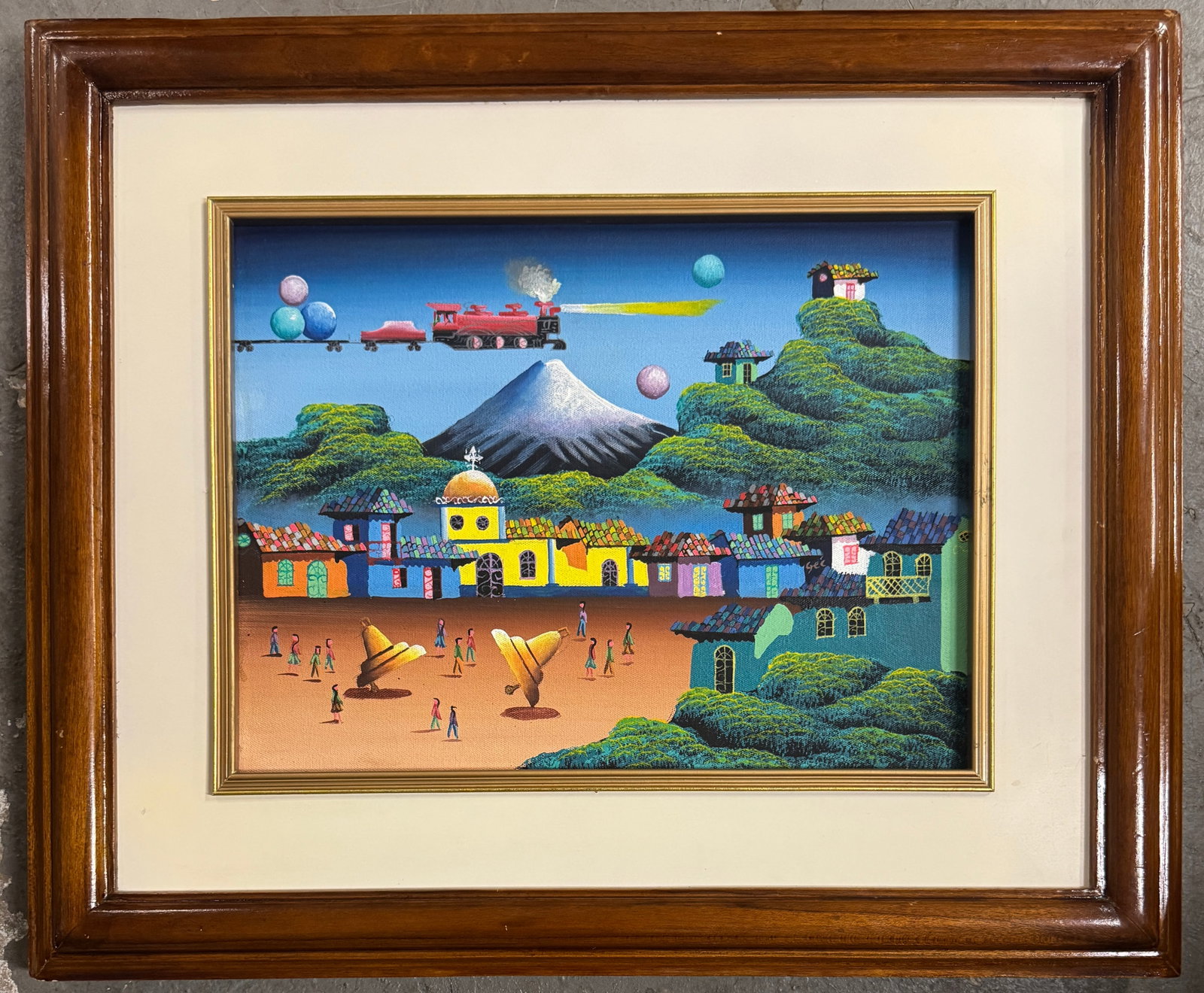 Gonzalo Endara Crow Acrylic on Canvas: Gonzalo Endara Crow (1936-1996) was born in Bucay, Ecuador. From an early age he was very interested in art and as a young man he studied painting at the Central University in Quito. Early in his care