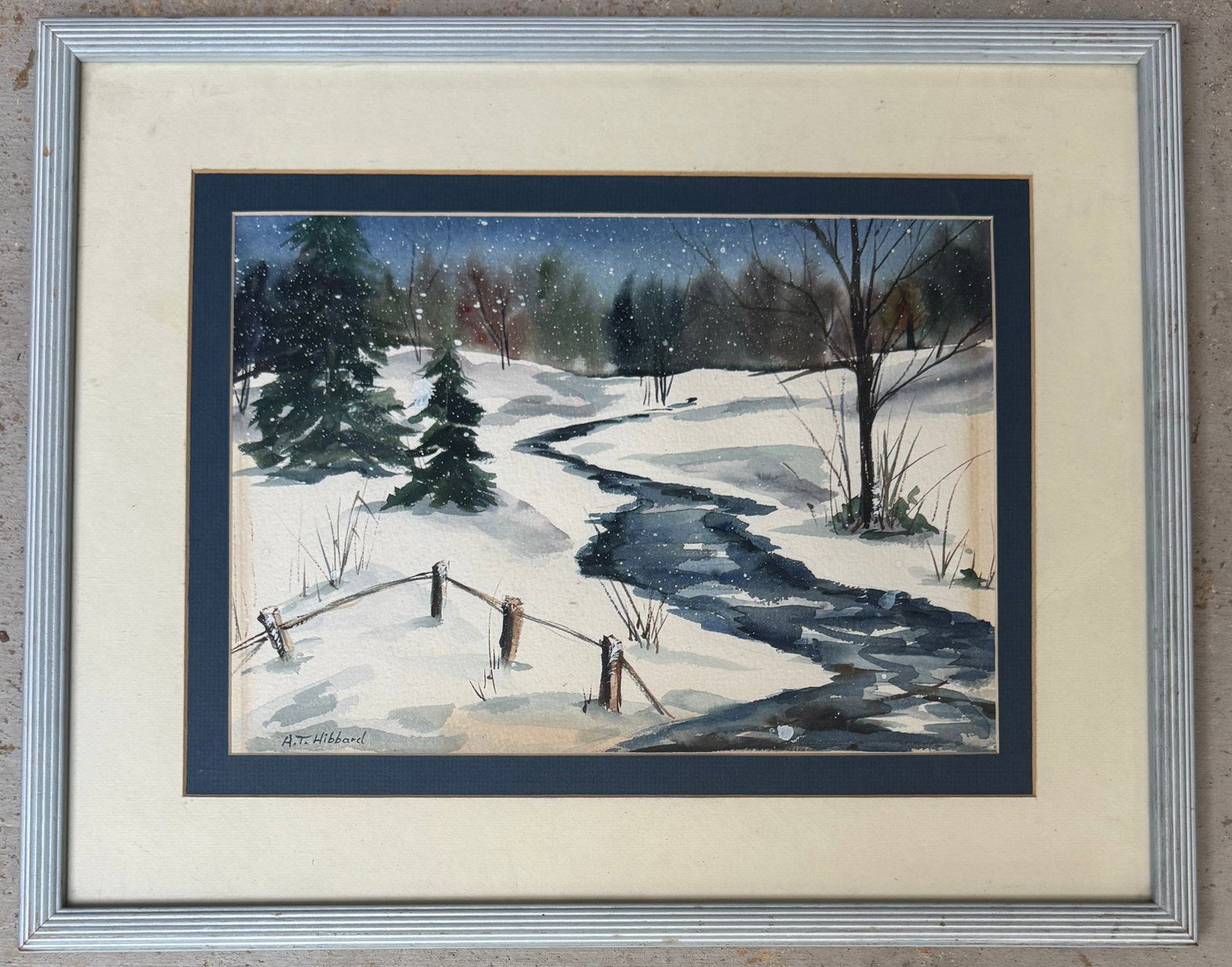 Aldro Hibbard Watercolor: 1886 Falmouth, Massachusetts - 1972 Rockport, Massachusetts. Known for: Snowscene and countryside painting, coastal views, educator.Born in Falmouth, Massachusetts, Aldro Hibbard was an Impressionist