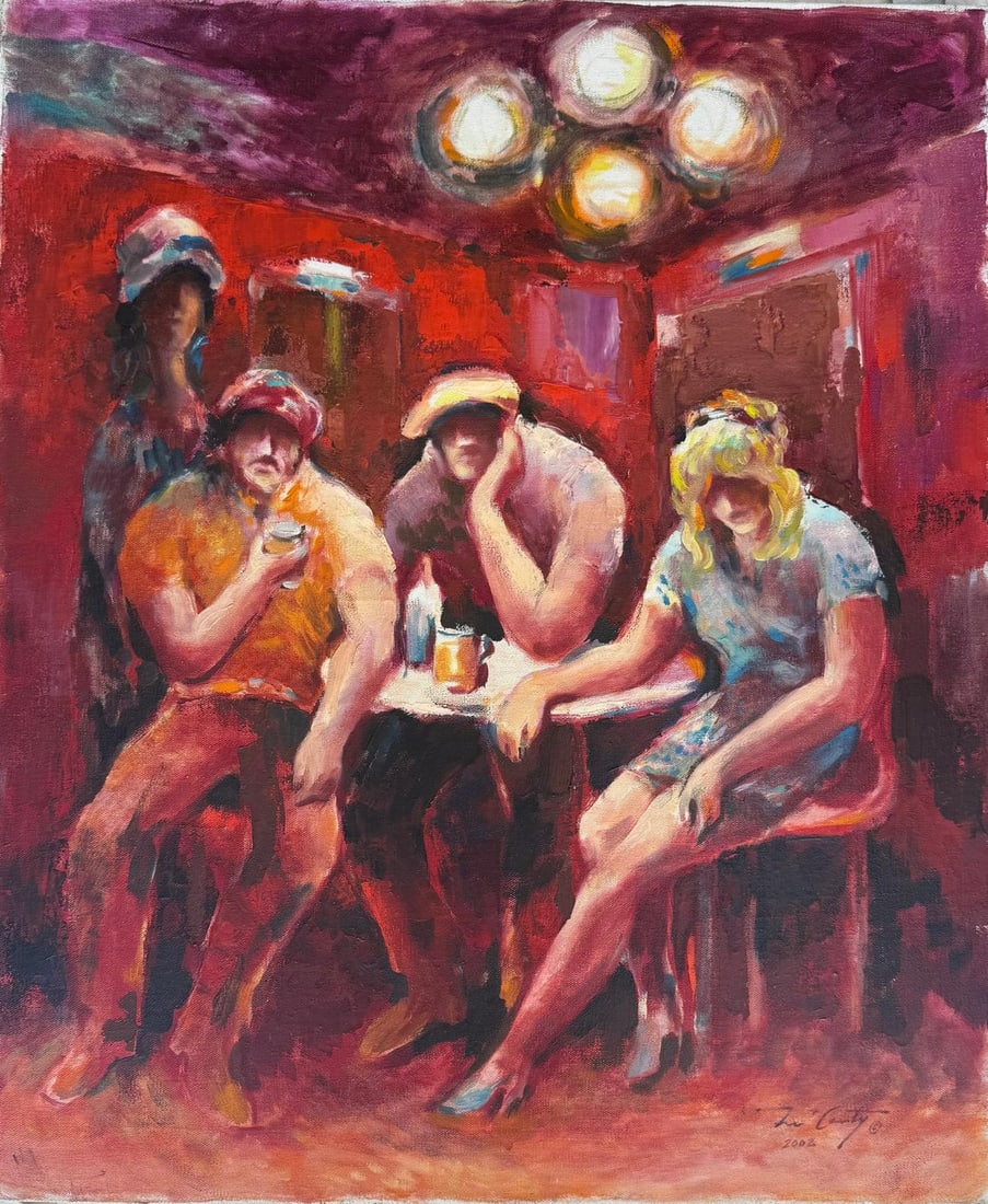 Ray McCarty Oil Painting: Ray McCarty Oil on canvas 24x20in. 1934 - 2018. Known for: Portrait, female figure and genre painting.As early as the age of five, Ray McCarty began demonstrating his artistic talent. Raised in the