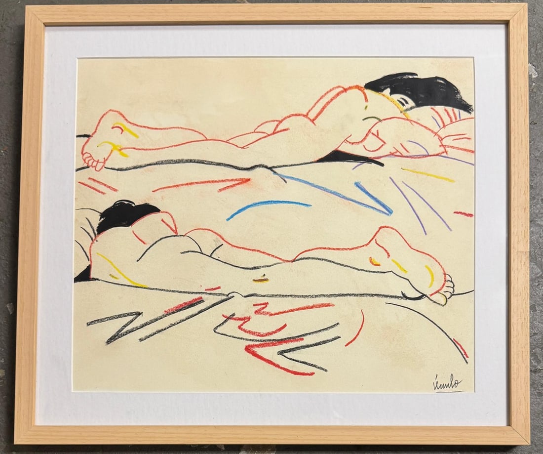 Eduardo Urculo Drawing: 1938 Santurce, Vizcaya - 2003 Madrid, Spain. Known for: Painting, sculpture, pop art, abstraction, illustration, graphic design.Painter and sculptor, one of the best exponents of pop art in Spain, Edu