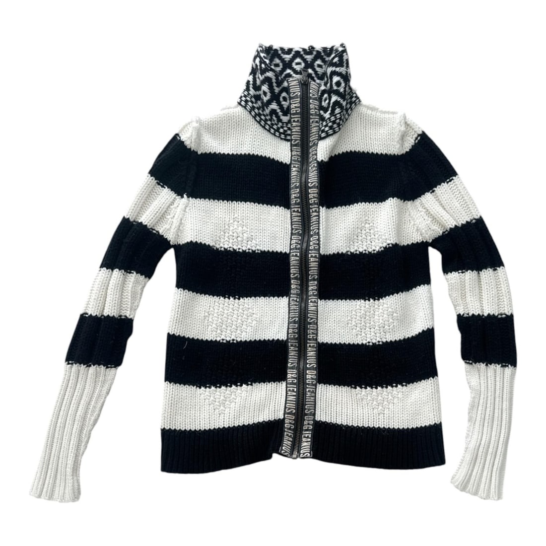 Dolce & Gabbana Zip Up Cardigan Wool Sweater (1 of 3)