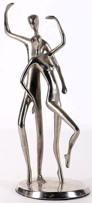 Joze / José "Shalom" Almanzor "Danza" Silver-Pltd Bronze Statue LE Estate Edition 1/75 11.25" H (1 of 6)