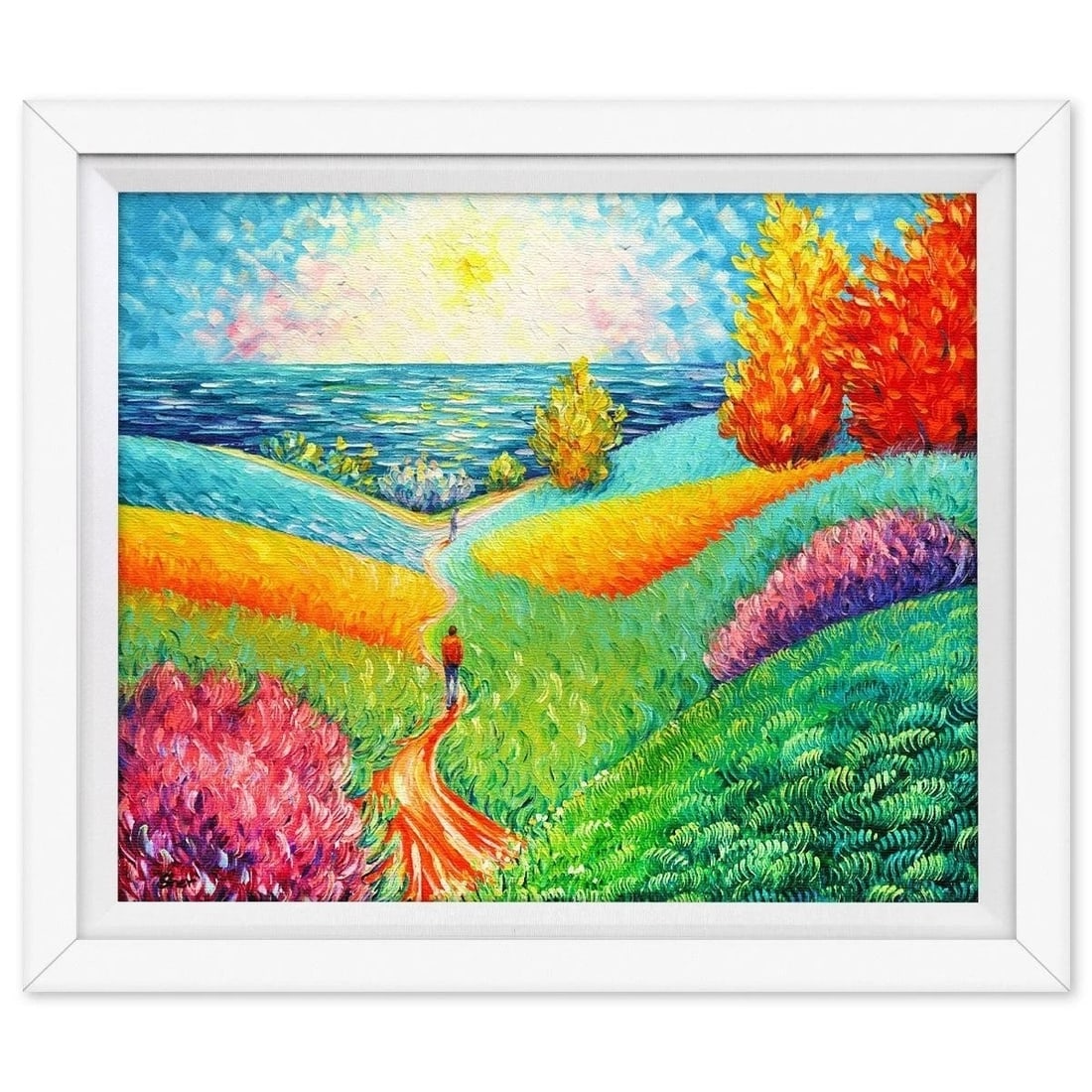 S Shyrochuk "A Pastoral Dream" Oil COA 25" x 29": Svyatoslav Shyrochuk - "A Pastoral Dream" - Original Oil on Canvas - Hand Signed - COA - Museum-/Gallery-Quality Framed "A Pastoral Dream" is an original oil on canvas by Ukrainian contemporary artist