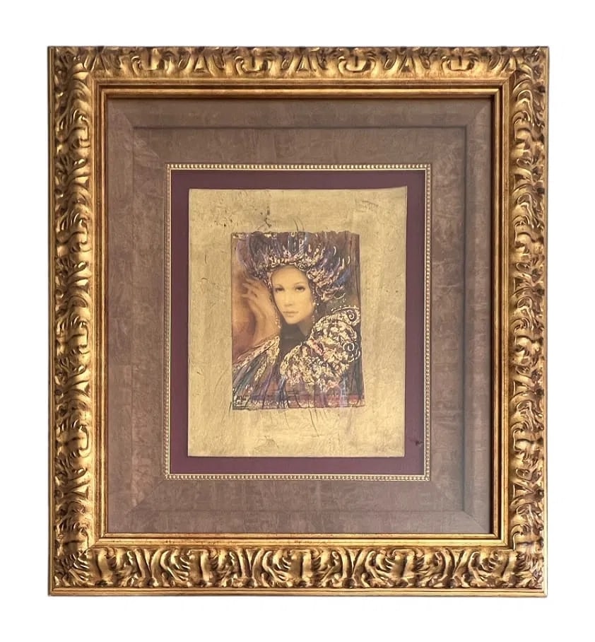 Csaba Markus "Diamond Princess" Limited Edition (LE) 115/225 Hand-Finished Serigraph COA 30"x27.5" (1 of 6)