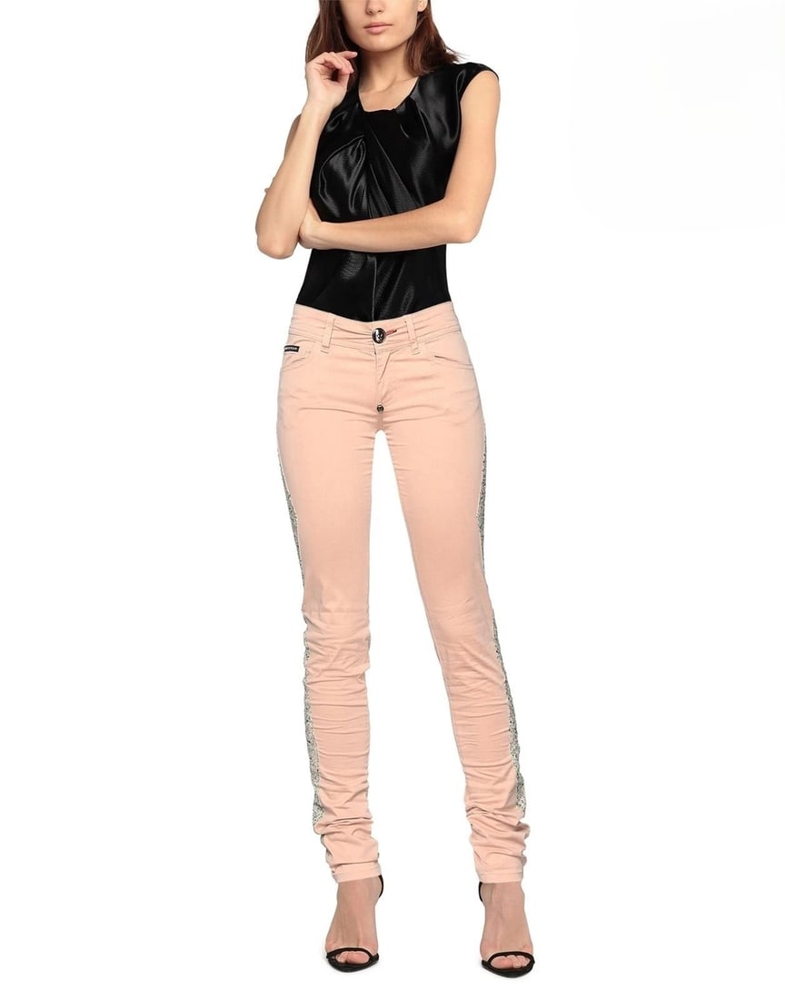 Philipp Plein Pink Rhinestone Pants W26 (NWT) (1 of 5)