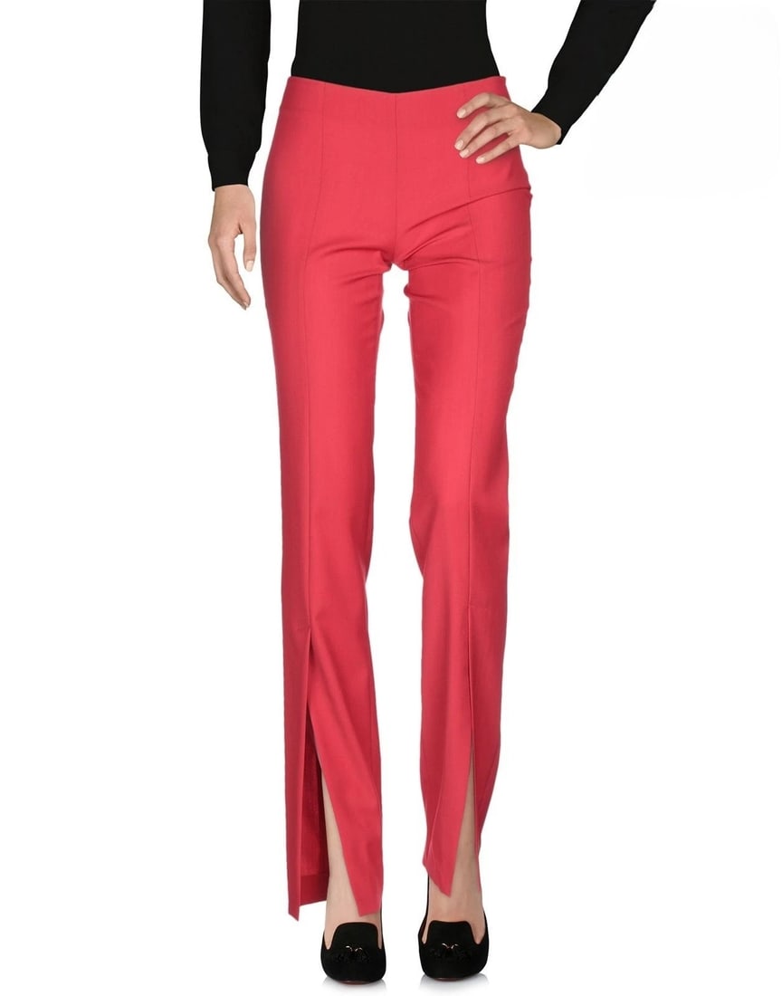 Blumarine x Piccione Red Wool Pants US 8 L NWT (1 of 5)