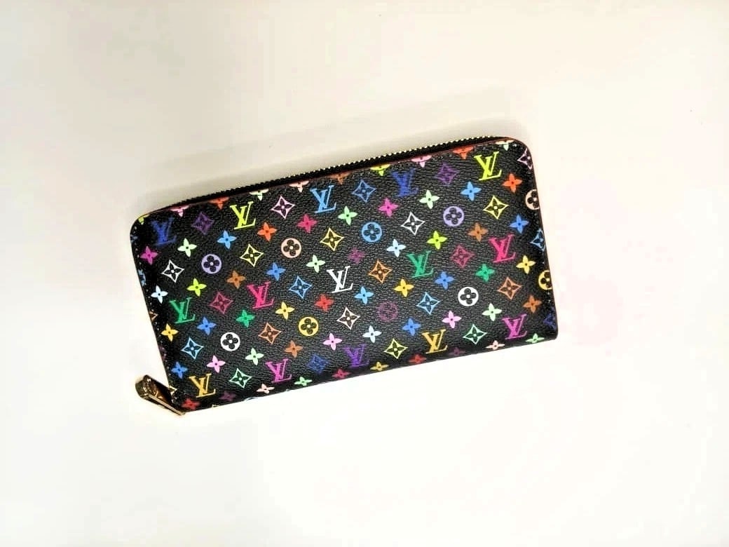 Louis Vuitton Murakami Zippy Wallet Black/Black (1 of 6)