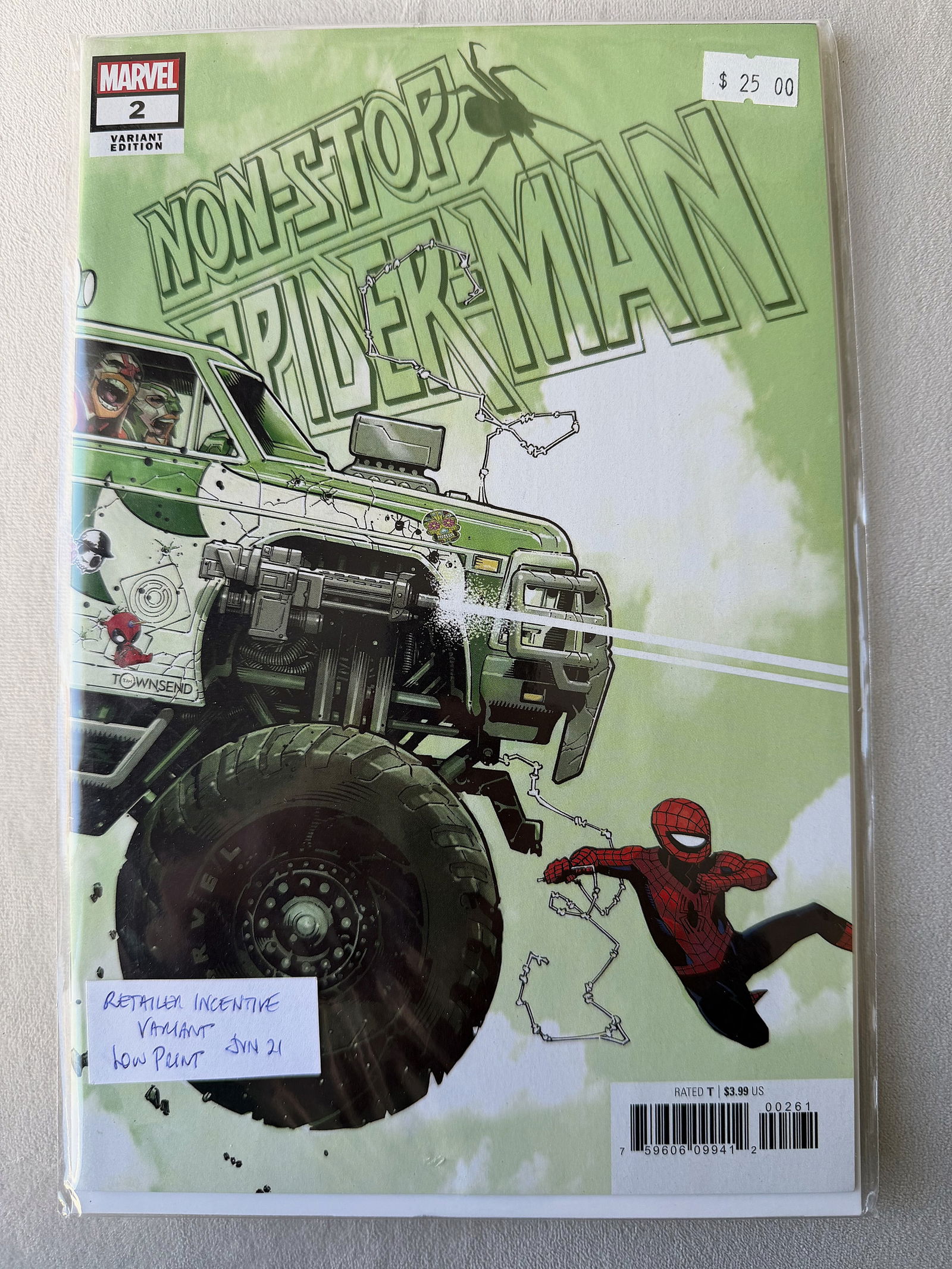 Non-Stop Spider-Man #2 (2021) – 1:25 Retailer Incentive Variant by Chris Bachalo (1 of 1)