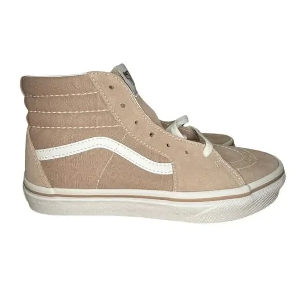 Vans Sk8-Hi Etherea True White VN0A4UI2AVK Youth 5.0 New in Box: A timeless skate silhouette rendered in refined neutrals. Offered here is the Vans Sk8-Hi in the Etherea / True White colorway (Style VN0A4UI2AVK), Youth Size 5.0 (UK 4.0 / EUR 36.5 / CM 23.0), brand