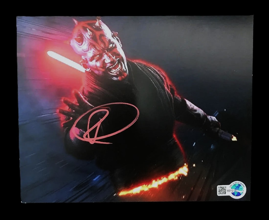 Ray Park Signed Darth Maul 8" x 10" Photo WWOC COA (1 of 2)