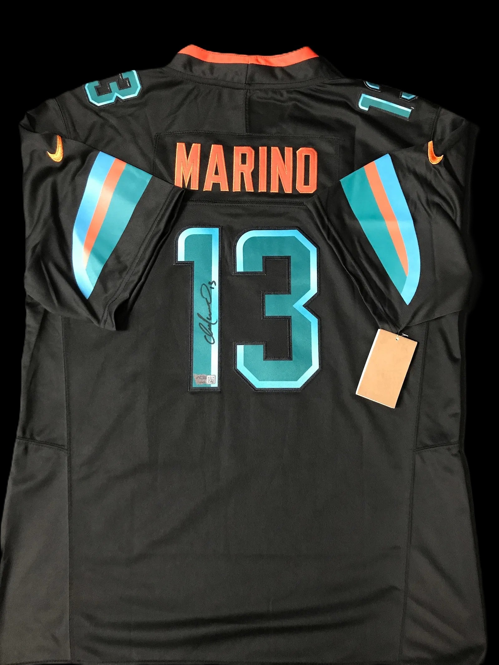 Dan Marino Signed Miami Dolphins Custom Jersey – ACE COA (1 of 3)