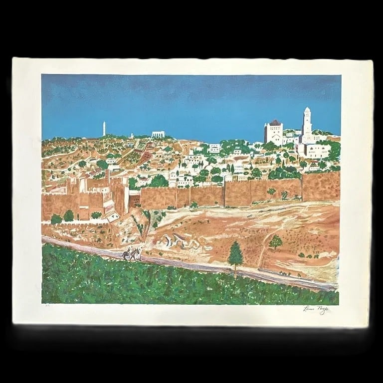 Louis Nizer "Landscape" LE Artist's Proof (AP) Color Lithograph 21.8" x 29.5" (1 of 3)