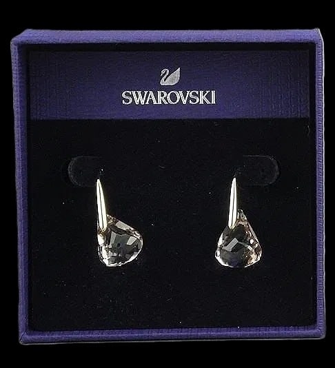 Swarovski Crystal Teardrop Earrings w/ Box (1 of 2)