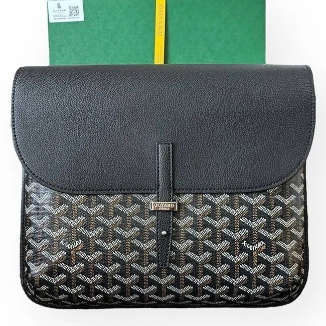 Goyard Black Coursier Messenger Beauté Bag – Signature Goyardine – NIB (1 of 8)