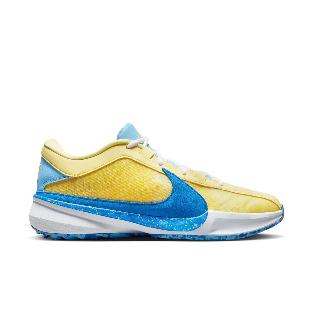 Nike Zoom Freak 5 Soft Yellow Lt Photo Blue DX4985-700 Size 13 New in Box (1 of 14)