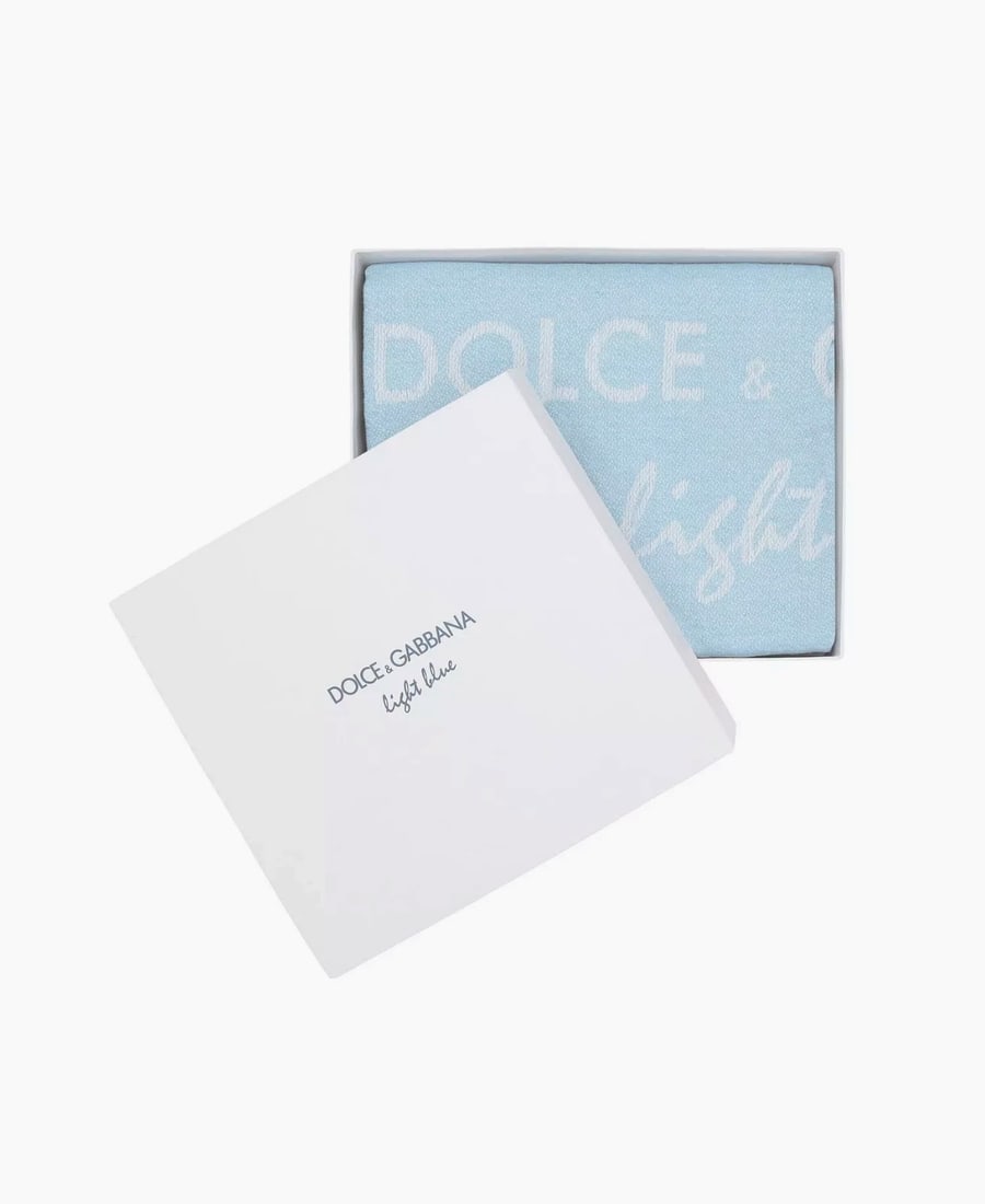 Dolce & Gabbana "Light Blue" Beach Towel Recycled Cotton (60%) & Polyester (40%) NWT Spain 60" x 32" (1 of 8)