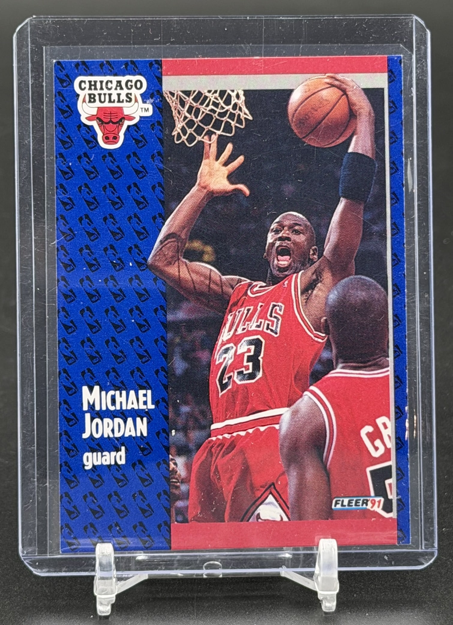 1991-92 Fleer Michael Jordan Base Card #29 Chicago Bulls Vintage Basketball Legend Collectible (1 of 2)