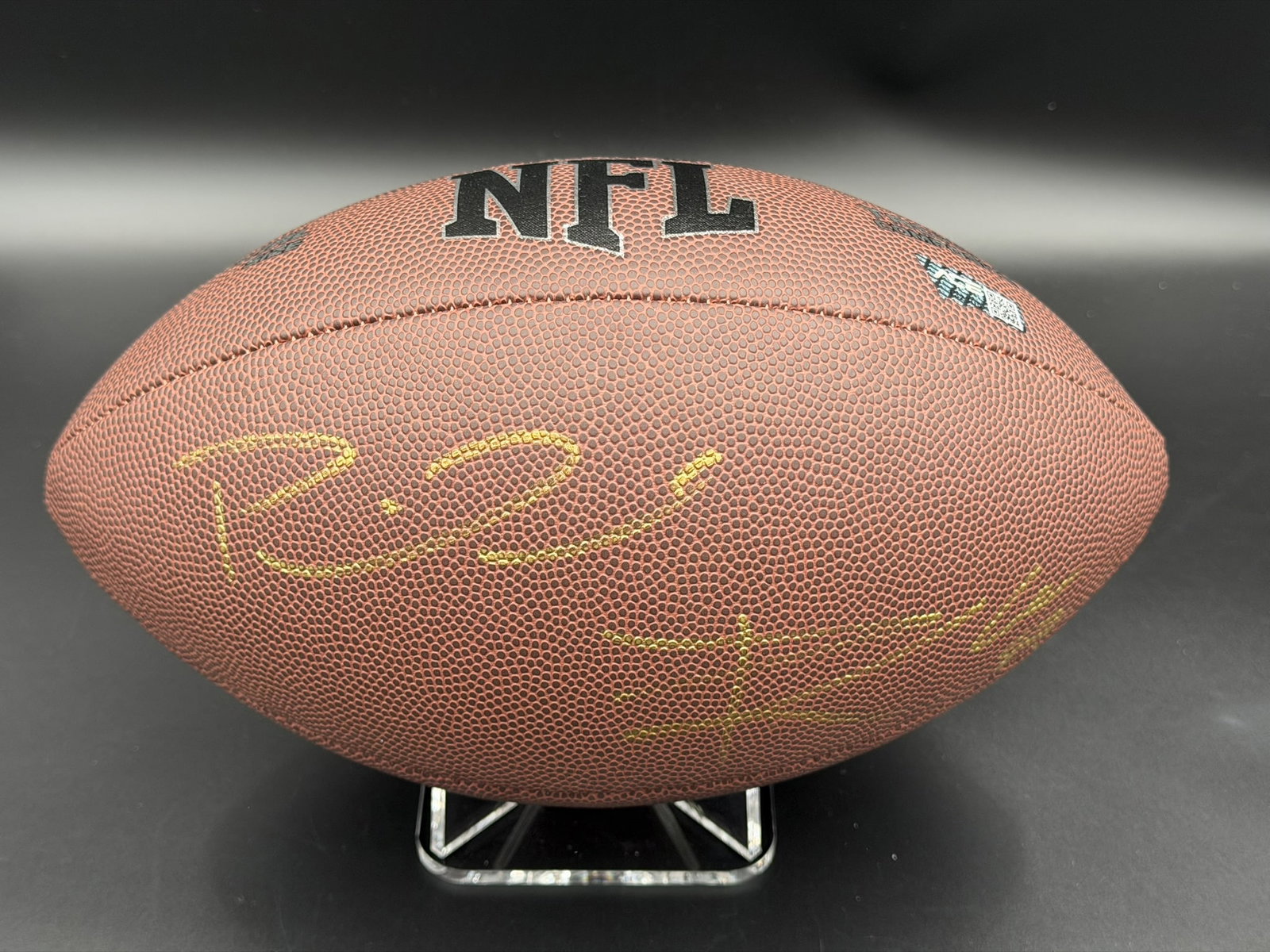 Patrick Mahomes and Travis Kelce Signed NFL Football ACE COA NWOT (1 of 3)