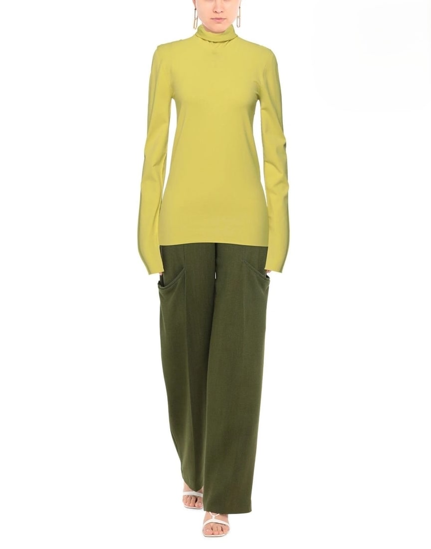 IMPORTED MSRP €1,090 Bottega Veneta Techno Skin Top Size XS Thin Knit Seamless Roll Neck NWT (1 of 8)