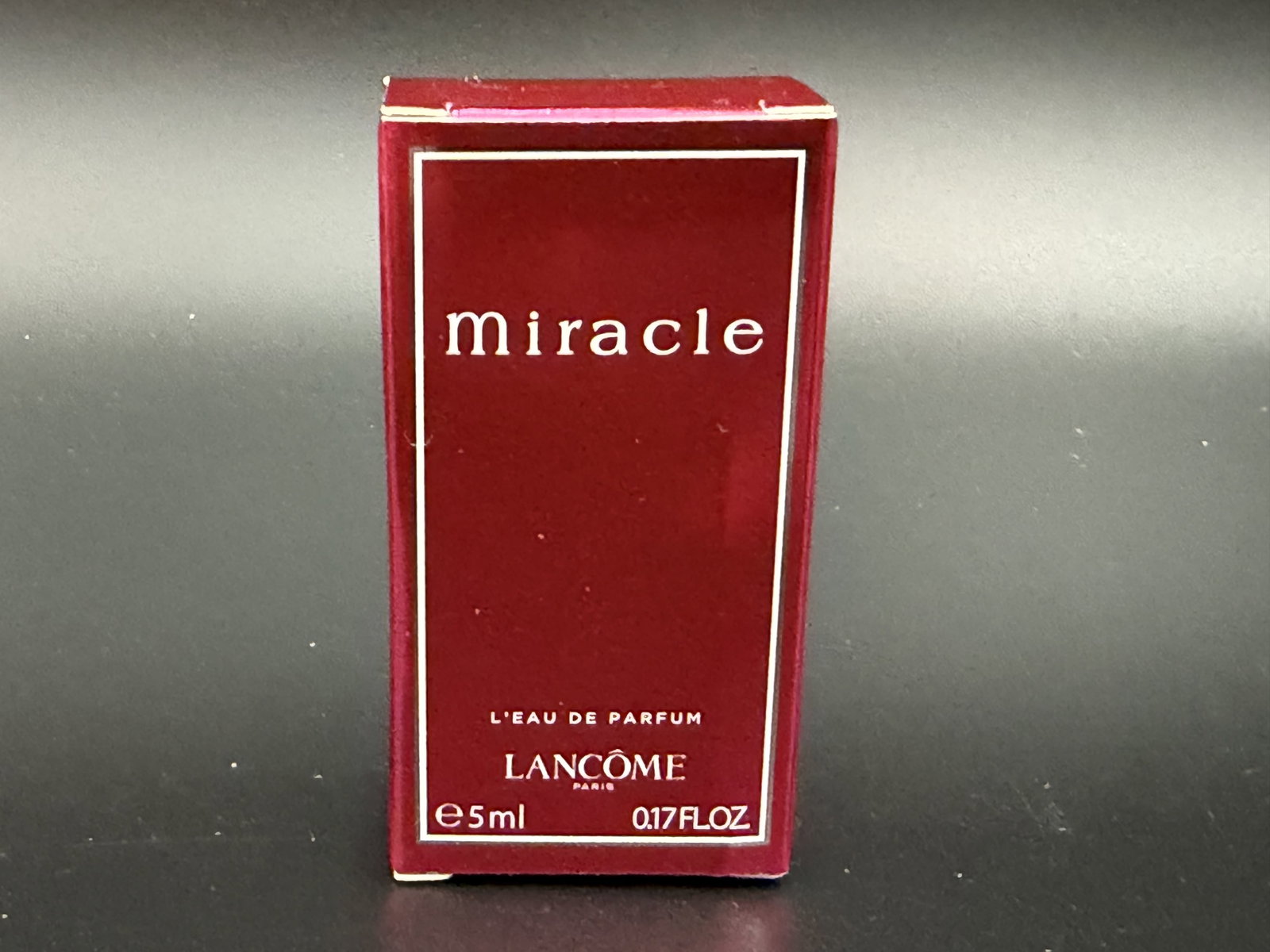 IMPORTED MSRP €168 per 100mL - LANCÔME Miracle EDP 5mL Mini France NIB (Unauthenticated) (1 of 6)