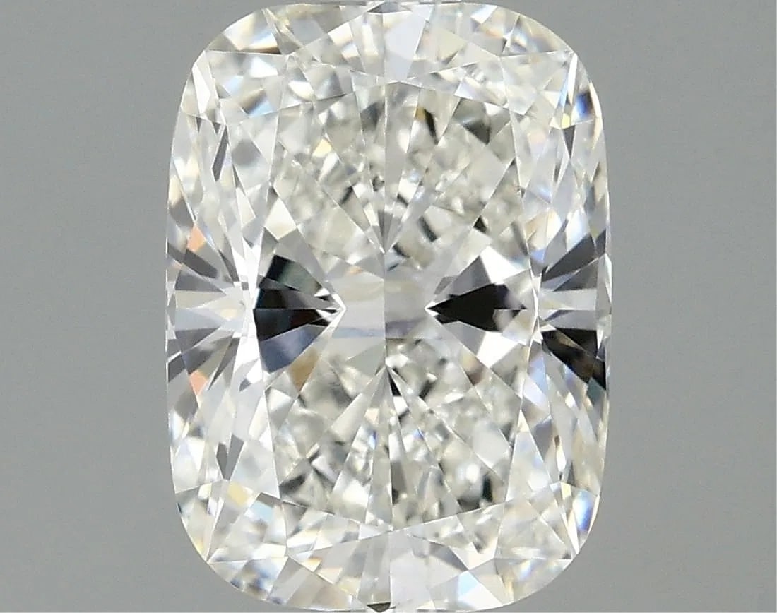 $6,500 ERV 1.52ct F VVS2 IGI Cushion Lab Diamond: 1.52ct F VVS2 IGI Certified CVD Lab-Grown Cushion Diamond Type IIa Offered is a loose IGI-certified lab-grown cushion-cut diamond weighing 1.52 carats. This stone features F color and VVS2 clarity, wi