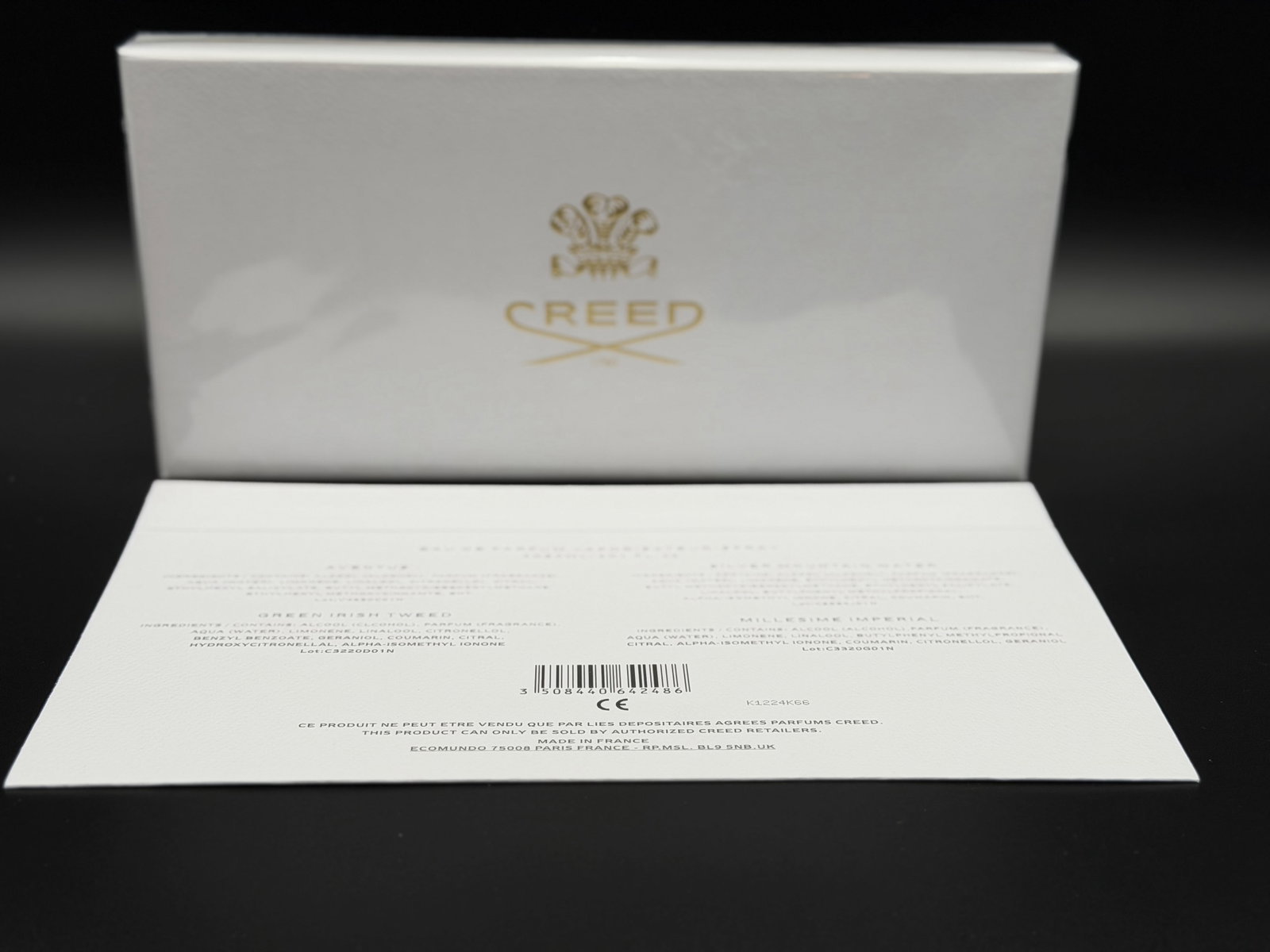 IMPORTED MSRP €380 CREED Discovery Collection 4 x 30mL EDP Set France NIB (Unauthenticated): PLEASE READ: This item has not been authenticated by Atomic Pear. Please ask absolutely any questions or request additional photographs before you bid. Thank you! Love, Atomic Pear Creed Discovery Col