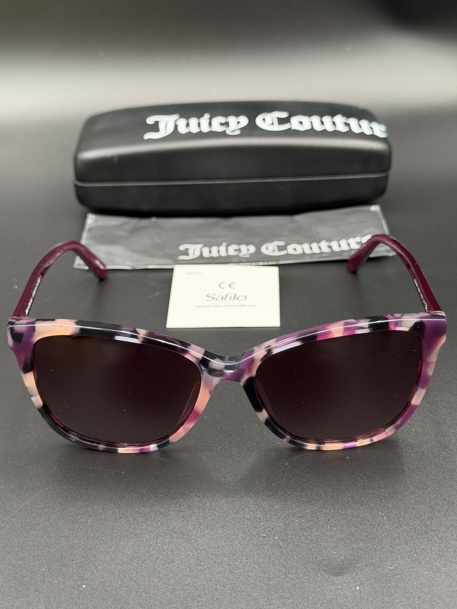 MSRP $295 JUICY COUTURE JU617/G/S Pink Havana Sunglasses w/ Case NWT (1 of 13)
