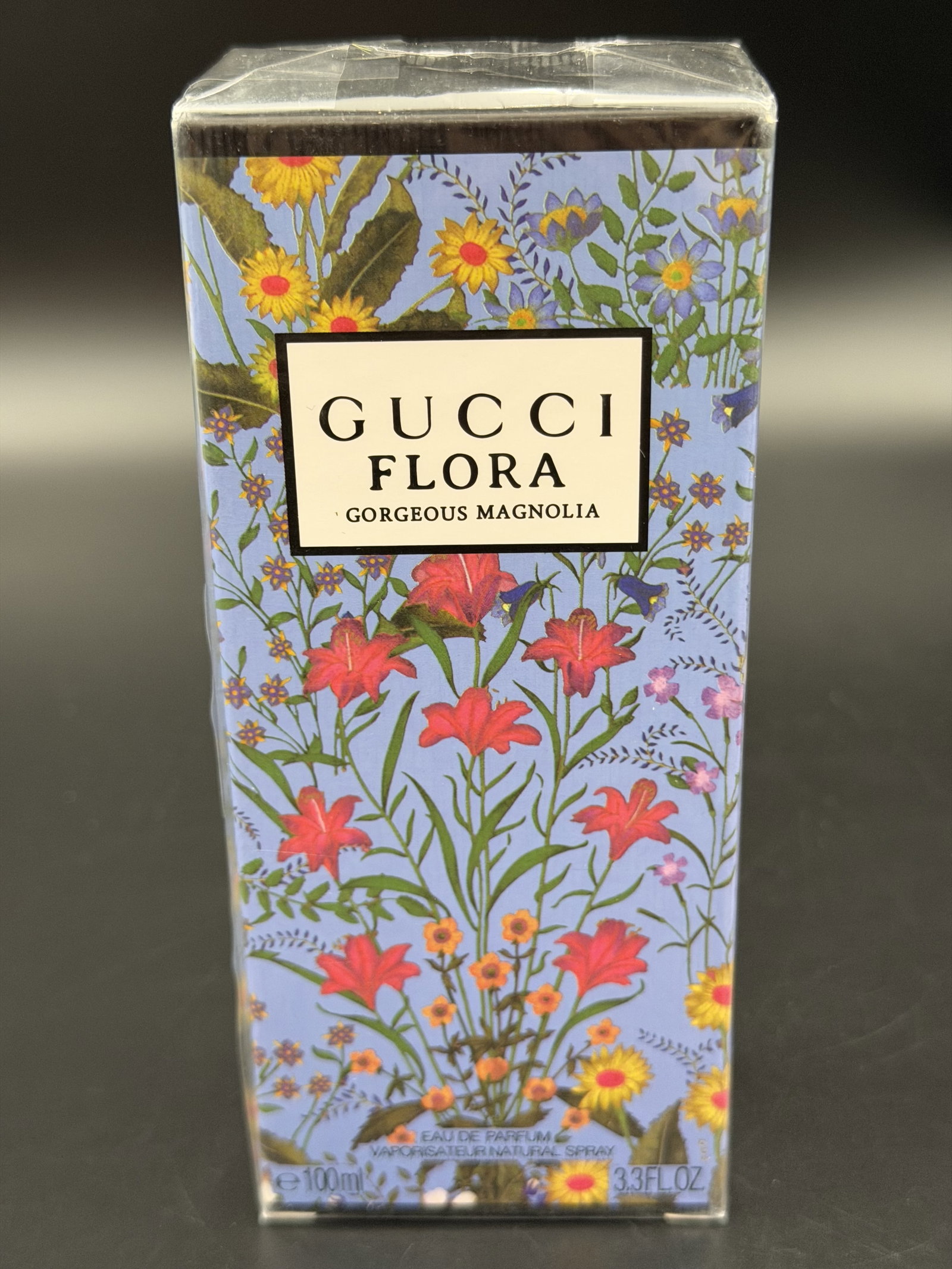 IMPORTED MSRP €181 GUCCI Flora Gorgeous Magnolia Eau de Parfum 100mL Sealed NIB (Unaut: PLEASE READ: This item has not been authenticated by Atomic Pear. Please ask absolutely any questions or request additional photographs before you bid. Thank you! Love, Atomic Pear Gucci Flora Gorgeou