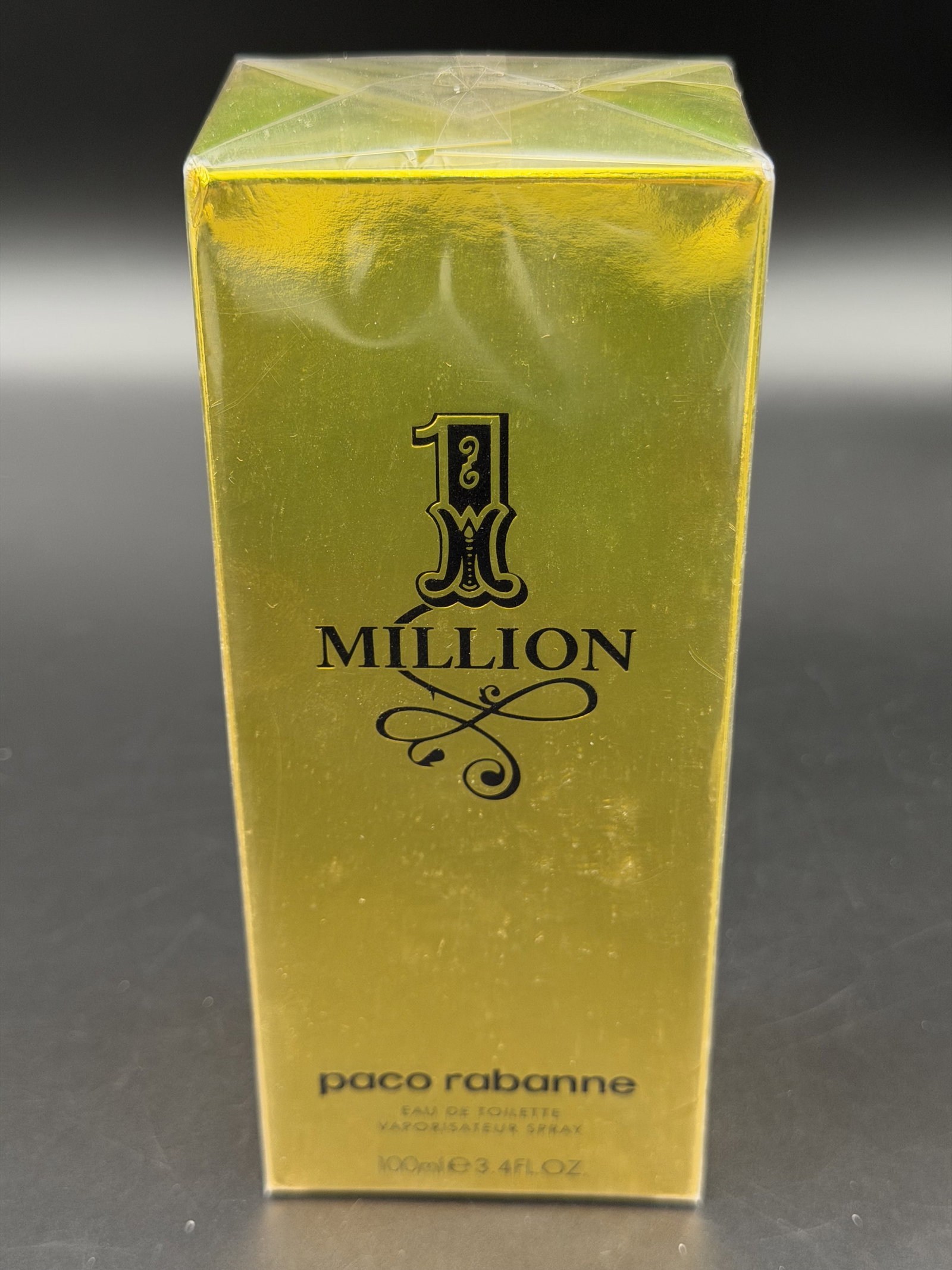 IMPORTED MSRP €126 PACO RABANNE 1 Million EDT 100mL Sealed France NIB (Unauthenticated): PLEASE READ: This item has not been authenticated by Atomic Pear. Please ask absolutely any questions or request additional photographs before you bid. Thank you! Love, Atomic Pear PACO RABANNE 1 Mill