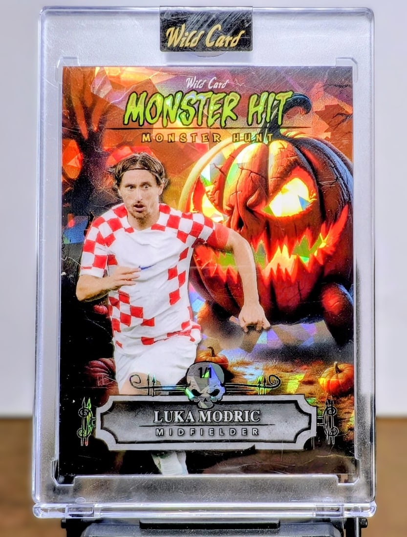 2025 Wild Card Monster Hit Monster Hunt Luka Modric 1/1 Masterpiece MHPP-LM (1 of 3)