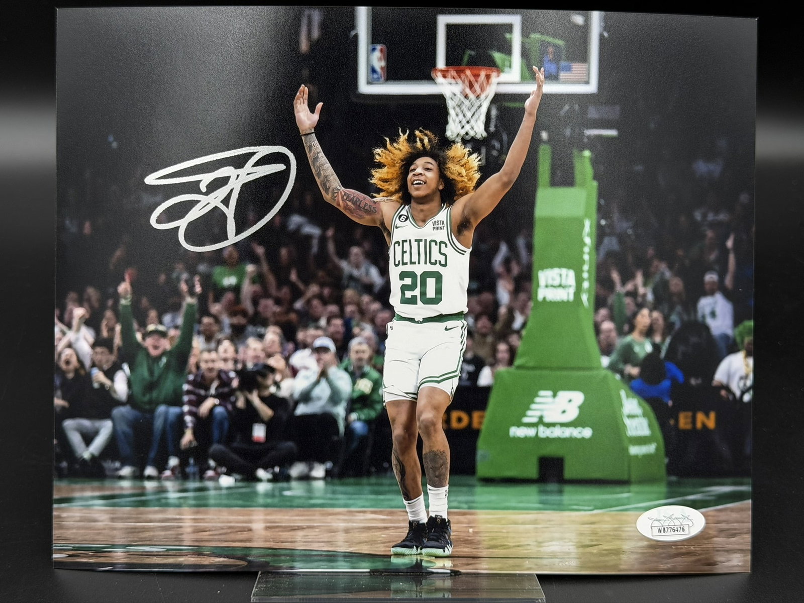 Autographed J.D. Davison Boston Celtics 8" × 10" Photo JSA COA (1 of 6)
