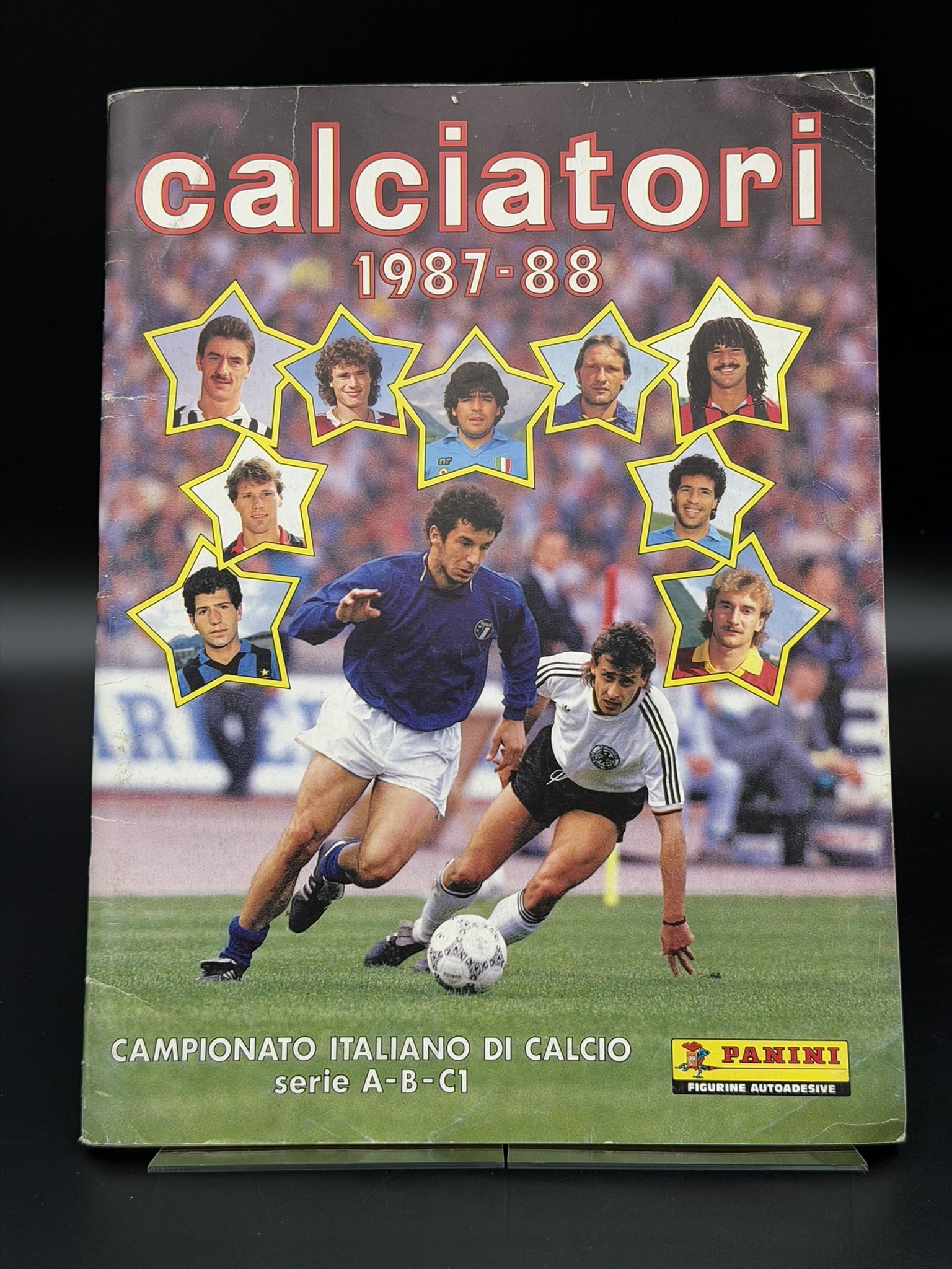 1987-88 Panini Calciatori Italian Soccer Sticker Album Empty Original Serie A B C1 (1 of 6)