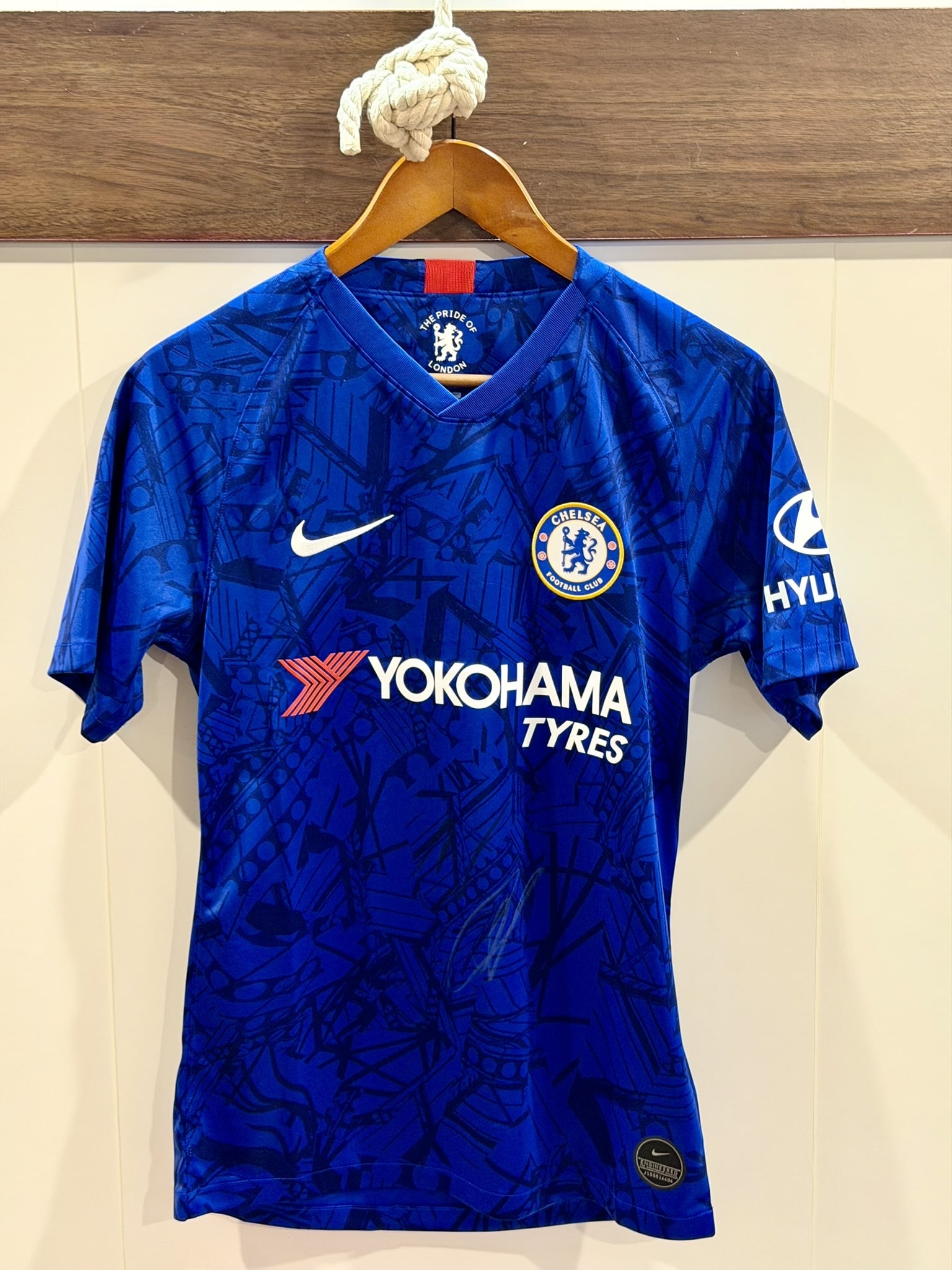 Christian Pulisic Signed Chelsea FC Nike Dri-Fit Home Jersey 2019-20 Size S USA Legend COA (1 of 9)