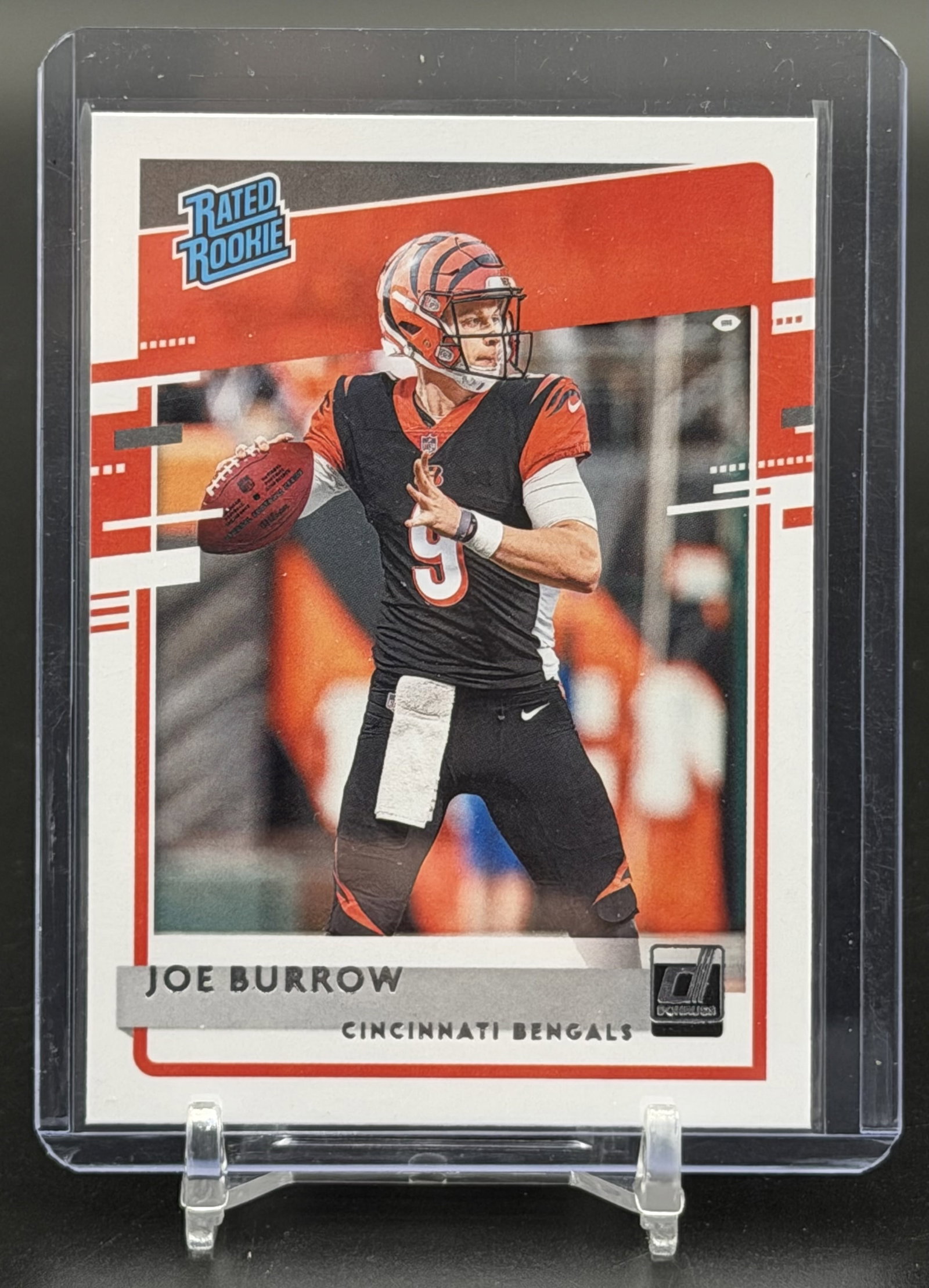 2020 Panini Donruss Joe Burrow Rated Rookie RC #301 Cincinnati Bengals (1 of 2)