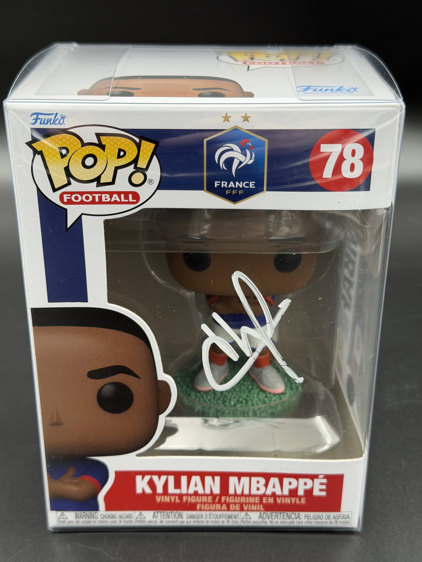 Kylian Mbappé Signed France FFF Funko Pop! Football #78 Vinyl Figure Pro-Cert COA NIB (1 of 9)