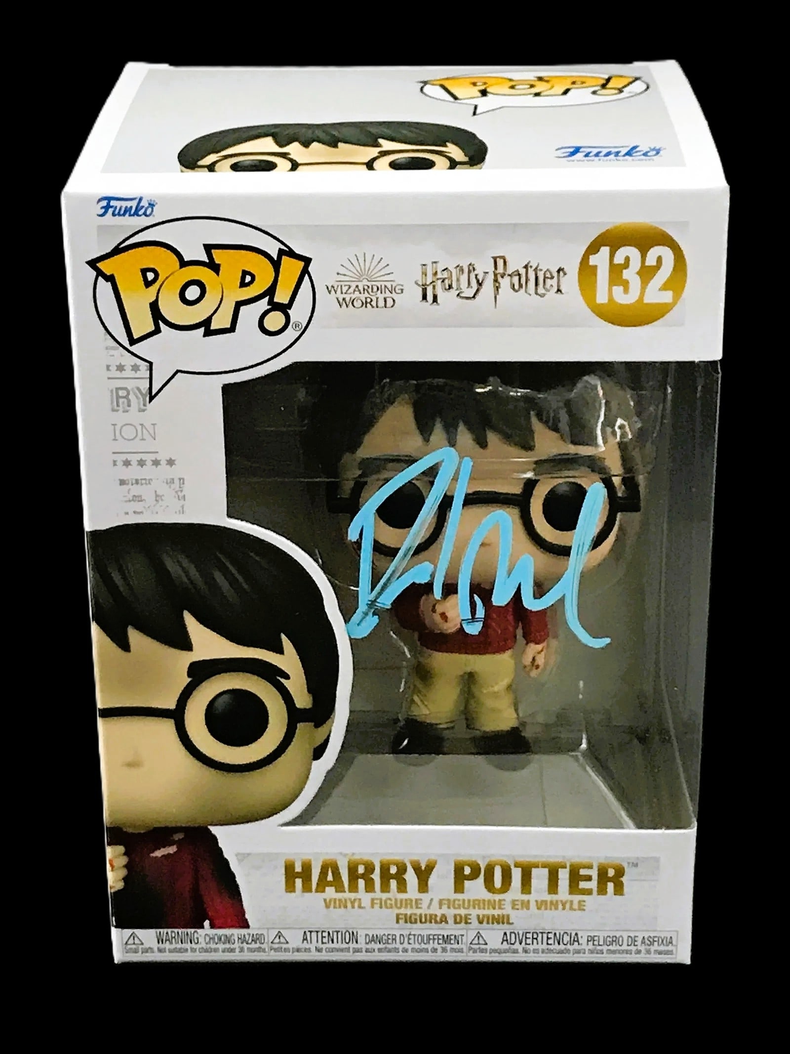 Daniel Radcliffe Signed Funko Pop! "Harry Potter" #132 COA (1 of 3)